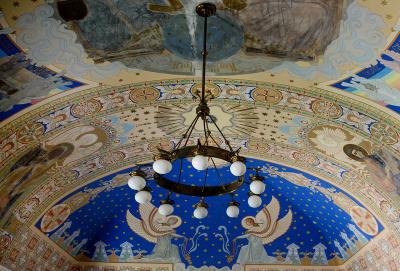Роспись на потолке Ужгородского дворца
